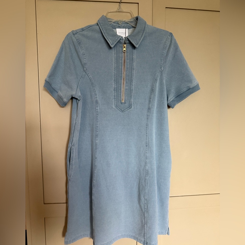 Sundays Blue Denim Dress
